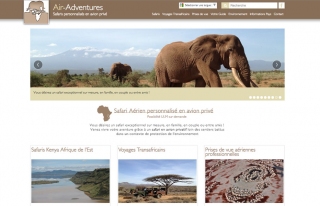 Air-Adventures v2 - Site de Air Adventures, organisateur de safaris en Afrique