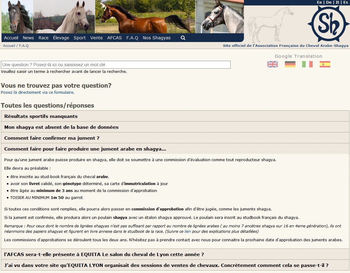 Capture du projet