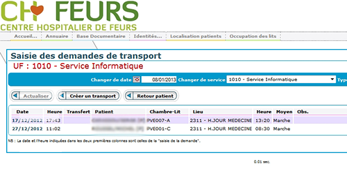 Capture du projet